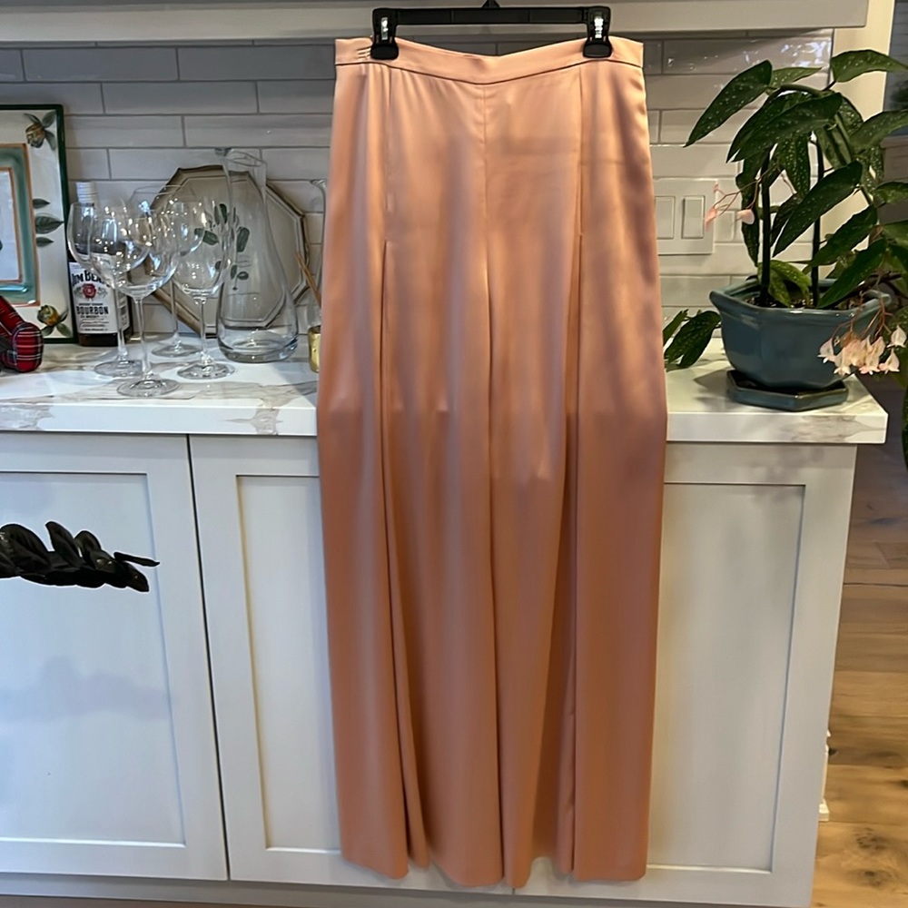 NWT Galvan London wide leg satin pant